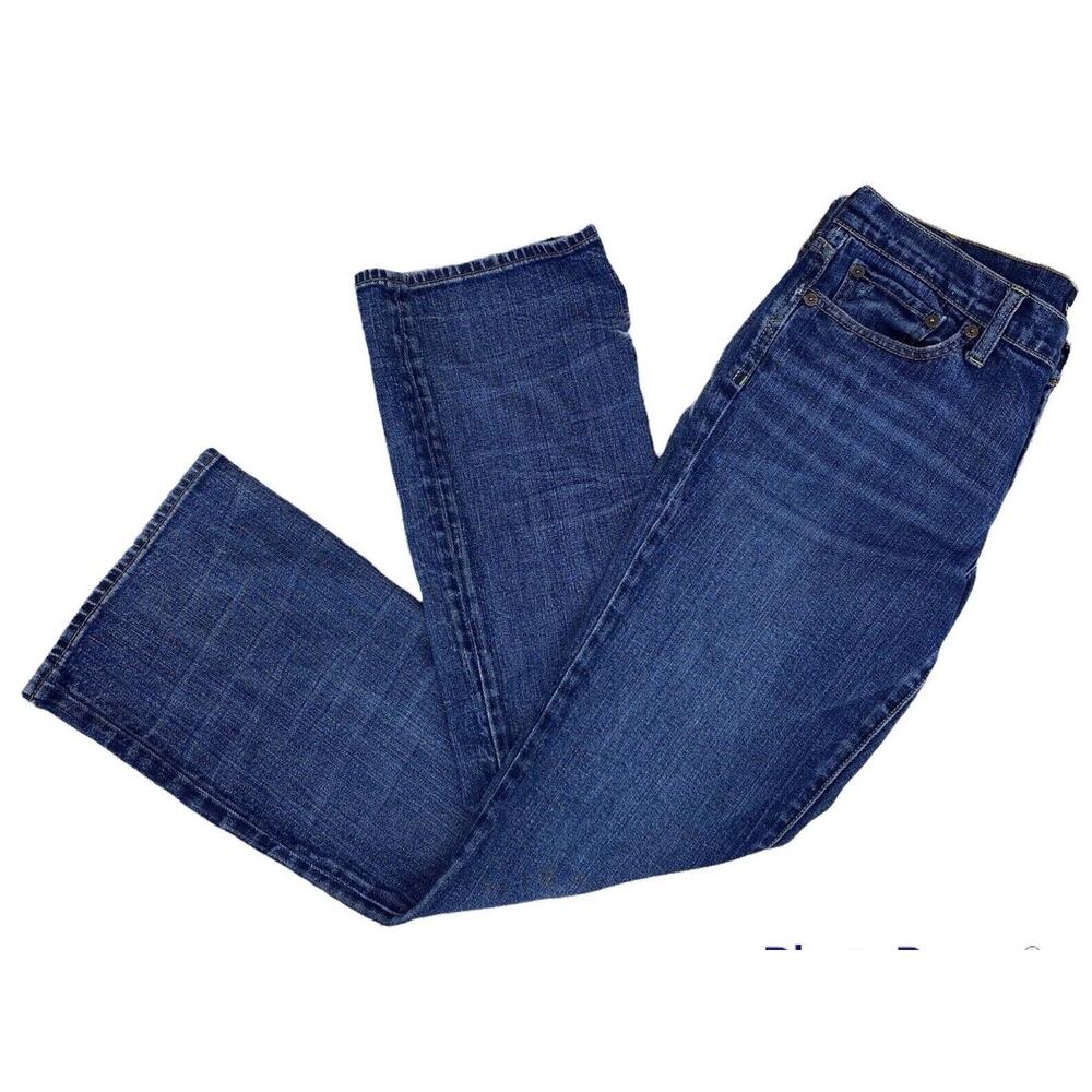 Lucky Brand Women's Sweet N' Low Jeans Sz 8/29 Flare Wide Leg Zipper Fly Stretch